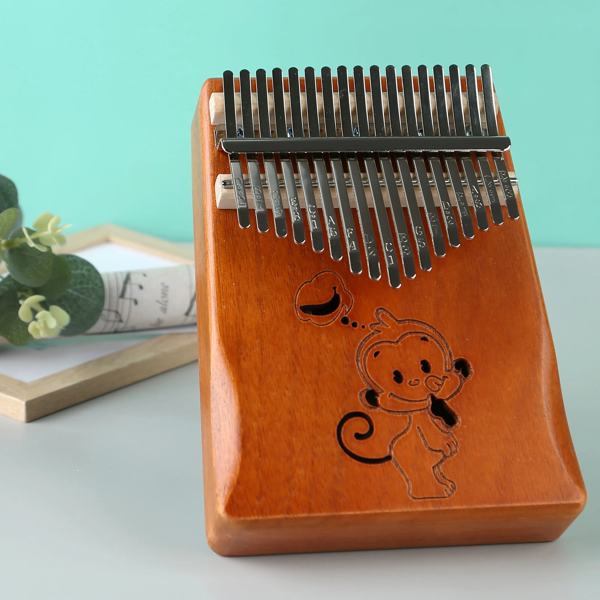 Калимба Lydesy 17 клавиш 17key monkey retro