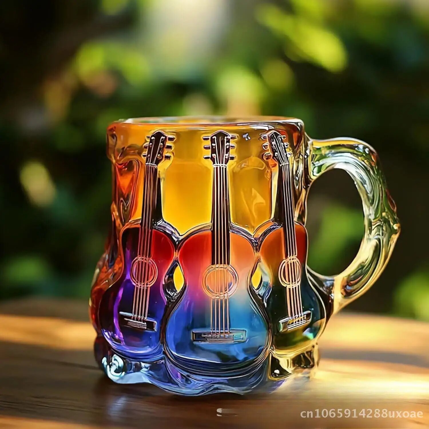 Резиновая статуэтка кружки для гитары DUTRIEUX Guitar coffee cup a