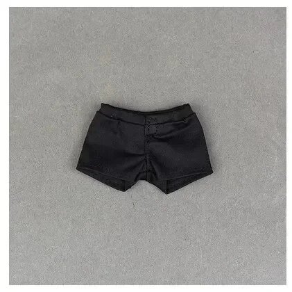 Брюки для куклы BB 1:6 BBI1025 синие черные Черный, KD12 black short