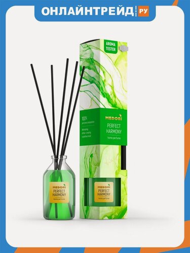 Изображение товара Ароматический диффузор Medori Perfect harmony, с палочками из микрофибры, 50 мл