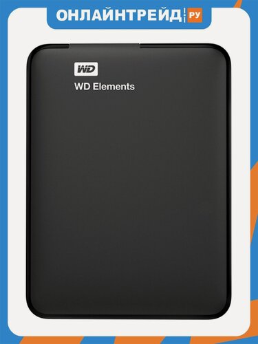 Изображение товара Внешний жесткий диск Western Digital WD Elements Portable, 4 ТБ, USB 3.0 (WDBU6Y0040BBK-WESN) черный
