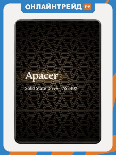 Изображение товара SSD диск Apacer AS340X, 480Гб, 2.5", SATA (AP480GAS340XC-1)