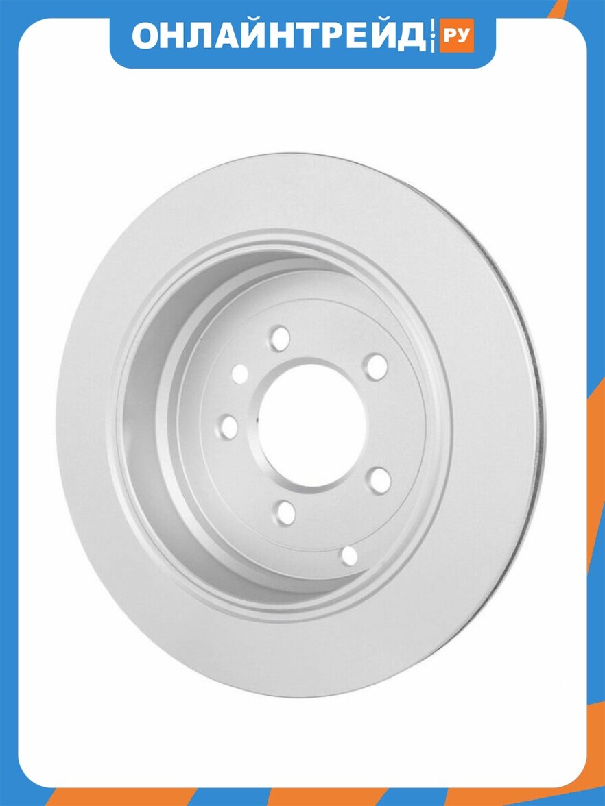 Комплект тормозных дисков Bosch LAND ROVER Discovery (04-) задний (упак 2 шт), 0986479375