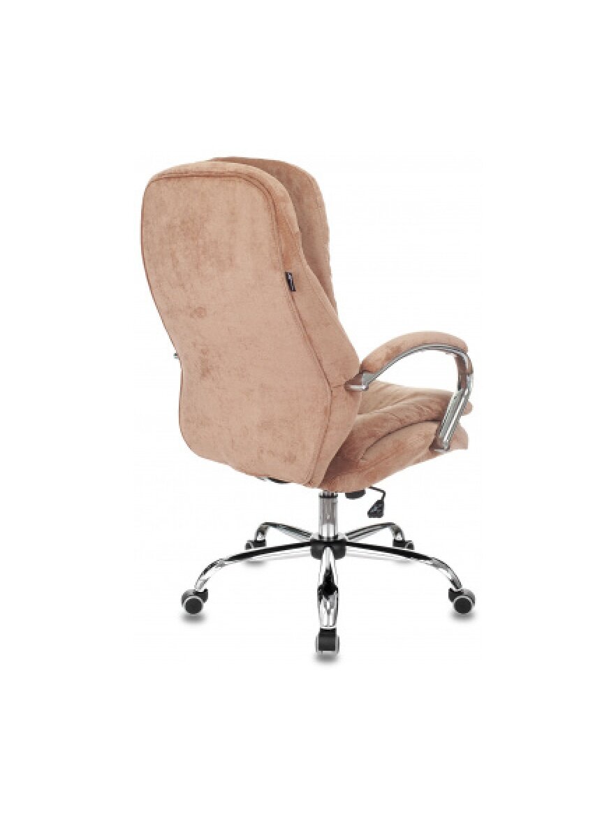 Кресло руководителя Бюрократ T-9950SL Fabric светло-коричневый Velvet 90 — фото 1
