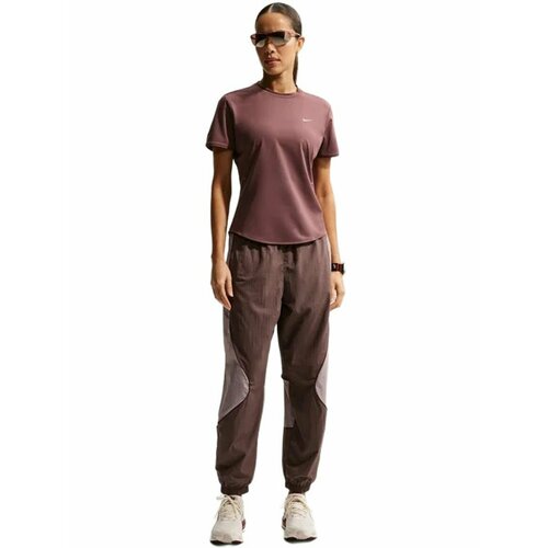 фото Брюки спортивные nike swift repel uv protection mid-rise running pants, размер xs, фиолетовый