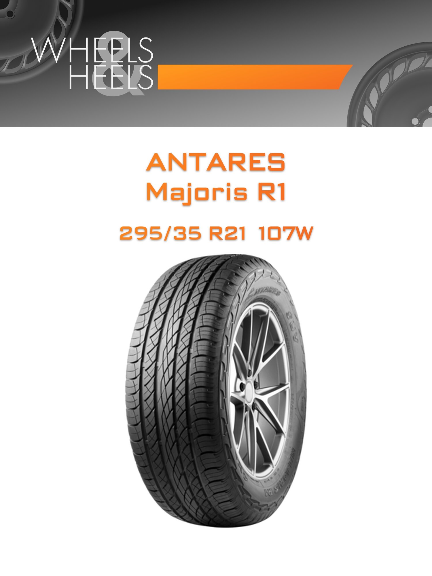 Шина автомобильная Antares Majoris R1 295/35 R21 107W SUMMER, летняя, универсальная