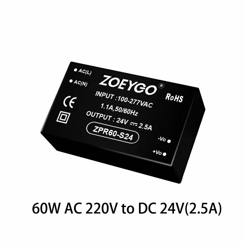 ZOEYGO ZPR60 60 Вт понижающий модуль питания