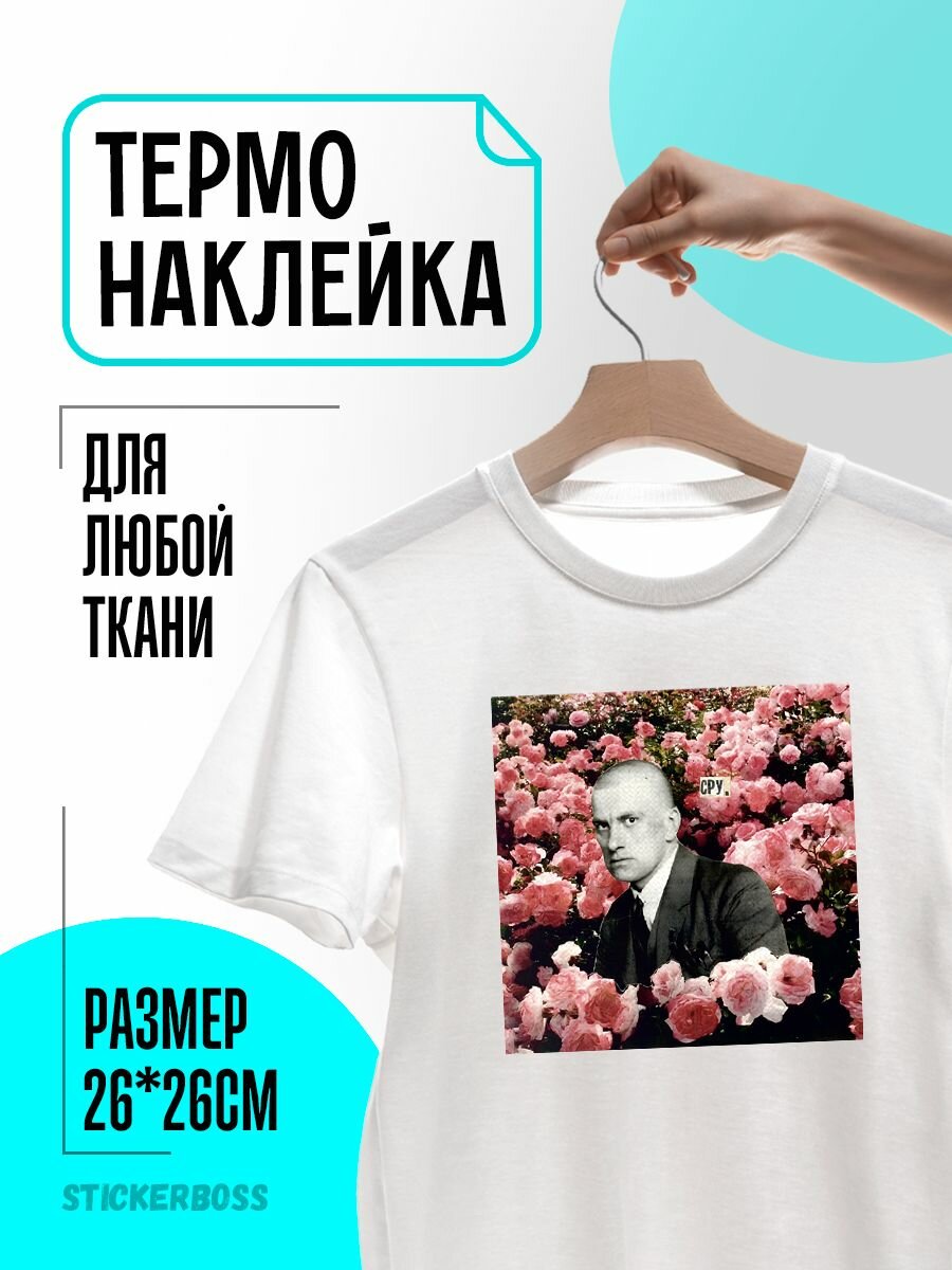 Термонаклейка термотрансфер на одежду Маяковский