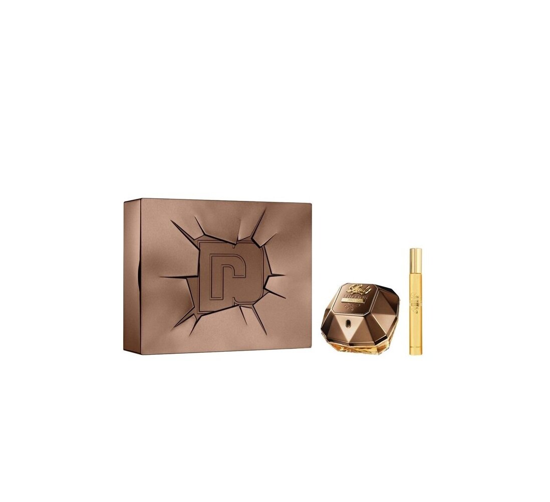 Paco Rabanne Lady Million Prive set 50 мл + 10 мл парфюмерная вода женская, восточные, цветочные