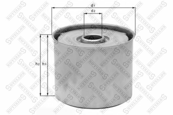 STELLOX Фильтр топливный Ford Granada/Scorpio 2.5D/TD <94, Renault R21 2.1D/TD 86-95