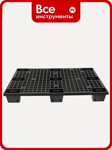 Изображение товара Паллет Gigant 1200x800x140 вкладываемый на ножках чёрный 34202