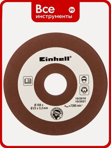 Изображение товара Диск абразивный (108х23х3.2 мм) для GC-CS 85 Einhell 4500076, заточки цепей