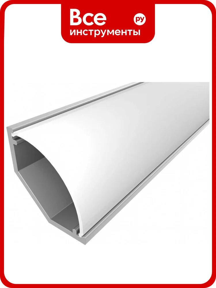 Комплект алюминиевого профиля LEDCRAFT с экраном и заглушками LC-LSU1616M20-1 1638000009