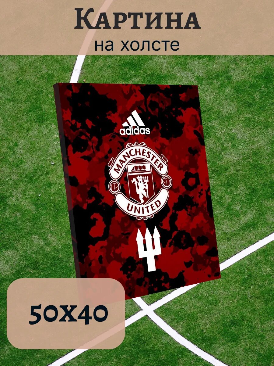 Картина 40х50 ФК Манчестер Юнайтед FC Manchester United