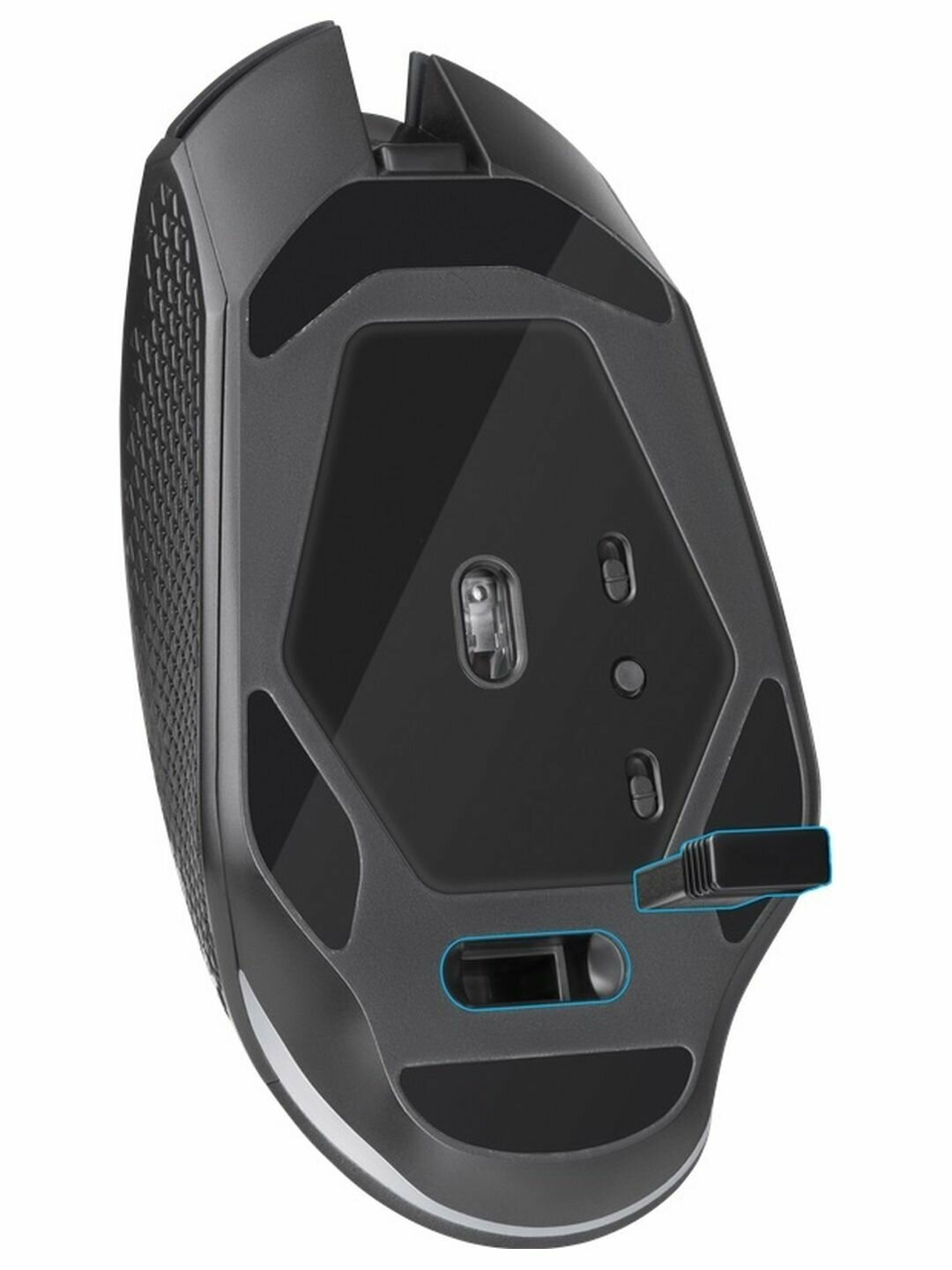 Мышь игровая DEFENDER Glory GM-514, беспроводная, с подсветкой, 7D, 400 мАч, 3200 dpi, черный — фото 1