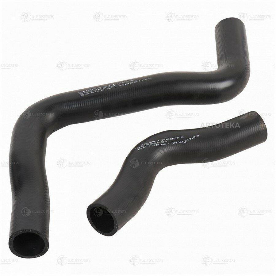 Патрубок радиатора CHEVROLET AVEO (05-) 1.2I/1.4I (EPDM кмпл. 2шт.) охл. LUZAR LPK0553