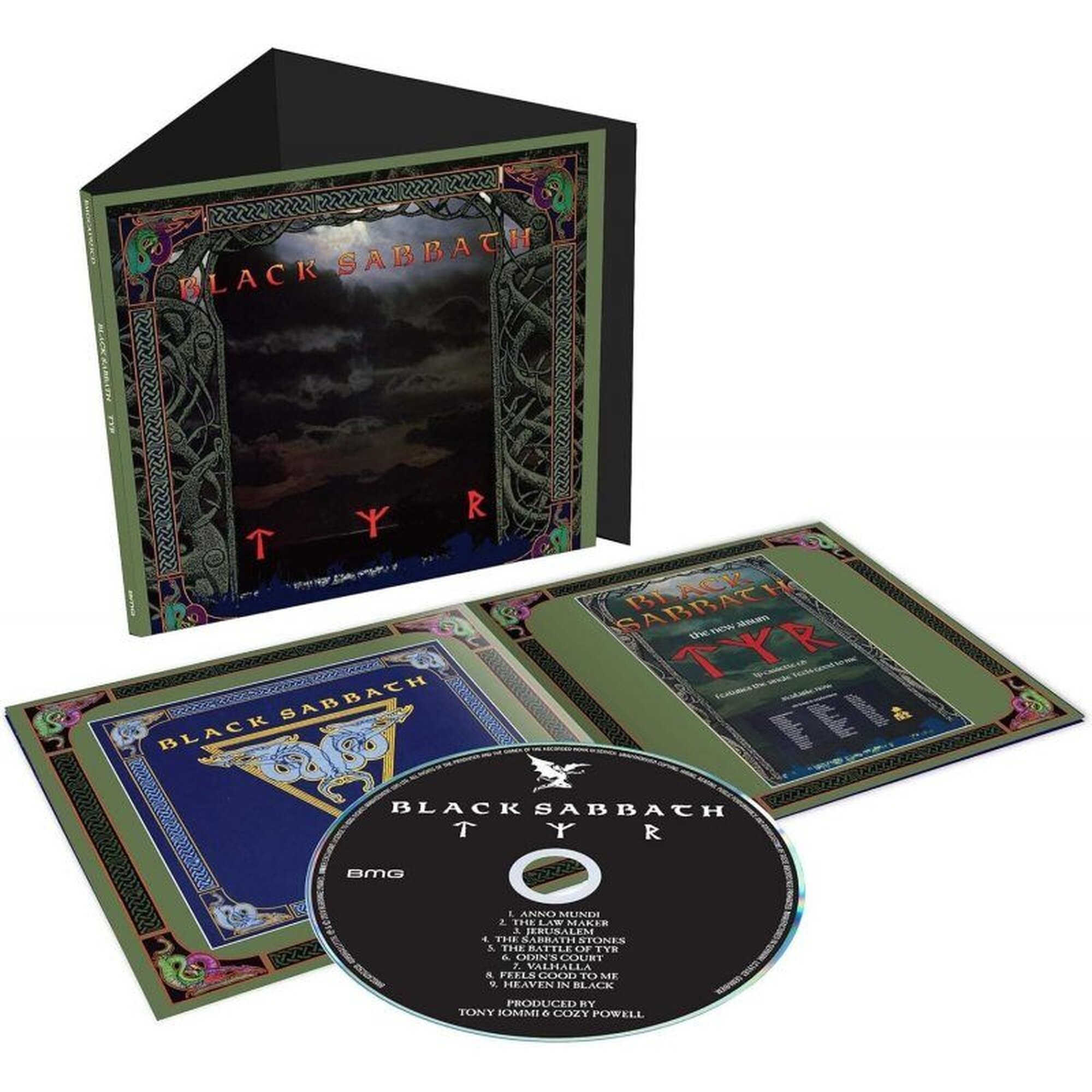 BLACK SABBATH - Tyr (CD, Reissue, Remastered, Digisleeve) Компакт диск