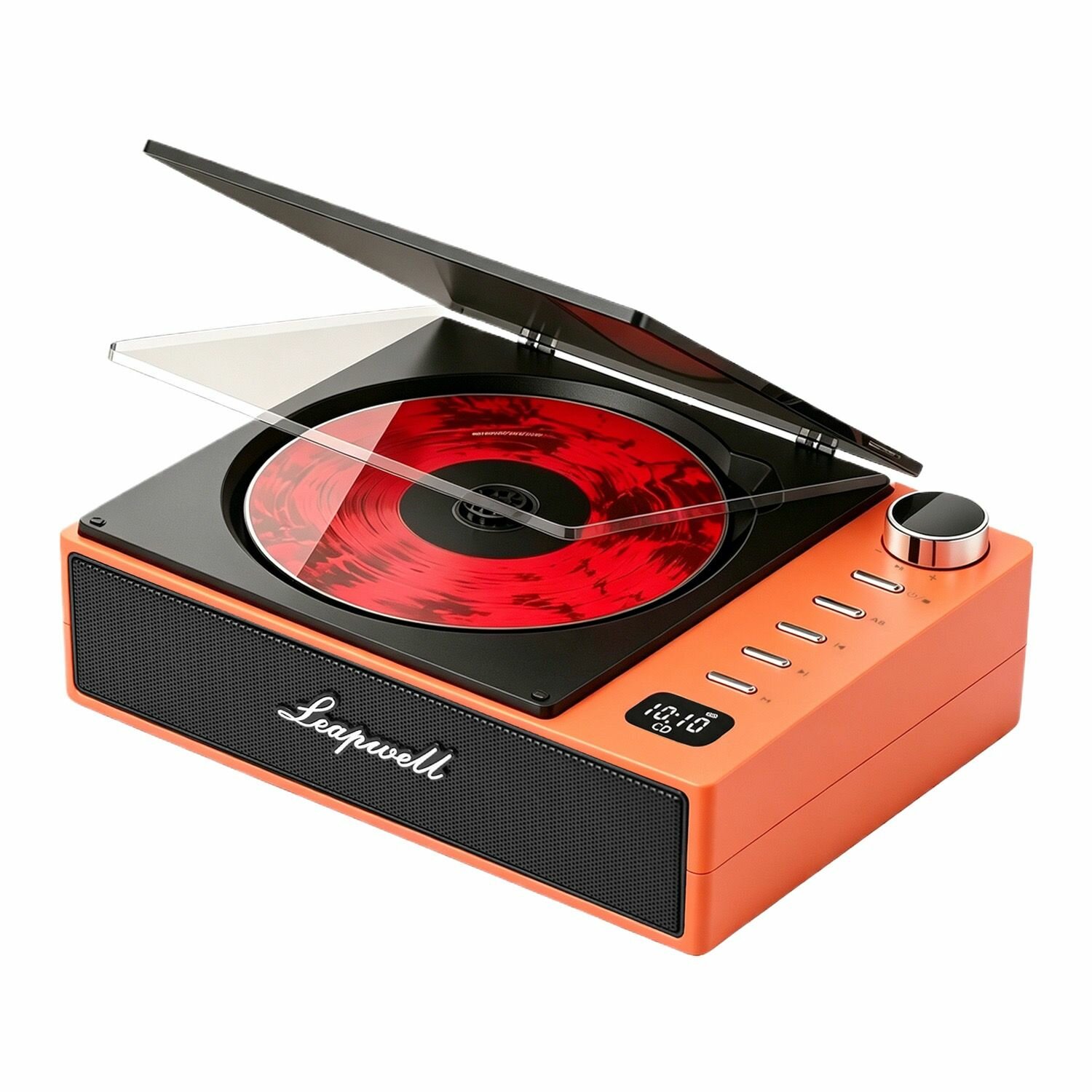 Leapwell HiFi CD-плеер, двухсторонний bluetooth-колонка, FM-радиоприемник, MP3-плеер, пульт дистанционного управления, встроенная батарейка2600mAh
