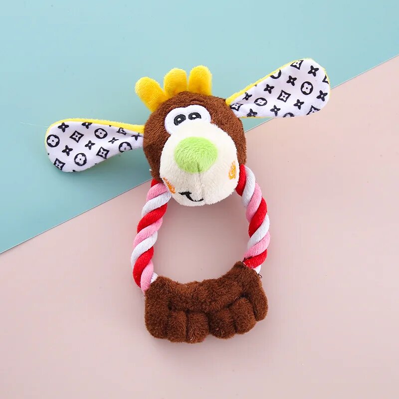 Игрушка для собак и кошек, канат, Chocolate