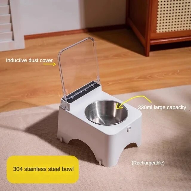 Smart Cat Bowl SINGWEDA из нержавеющей стали Stainless steel bowl