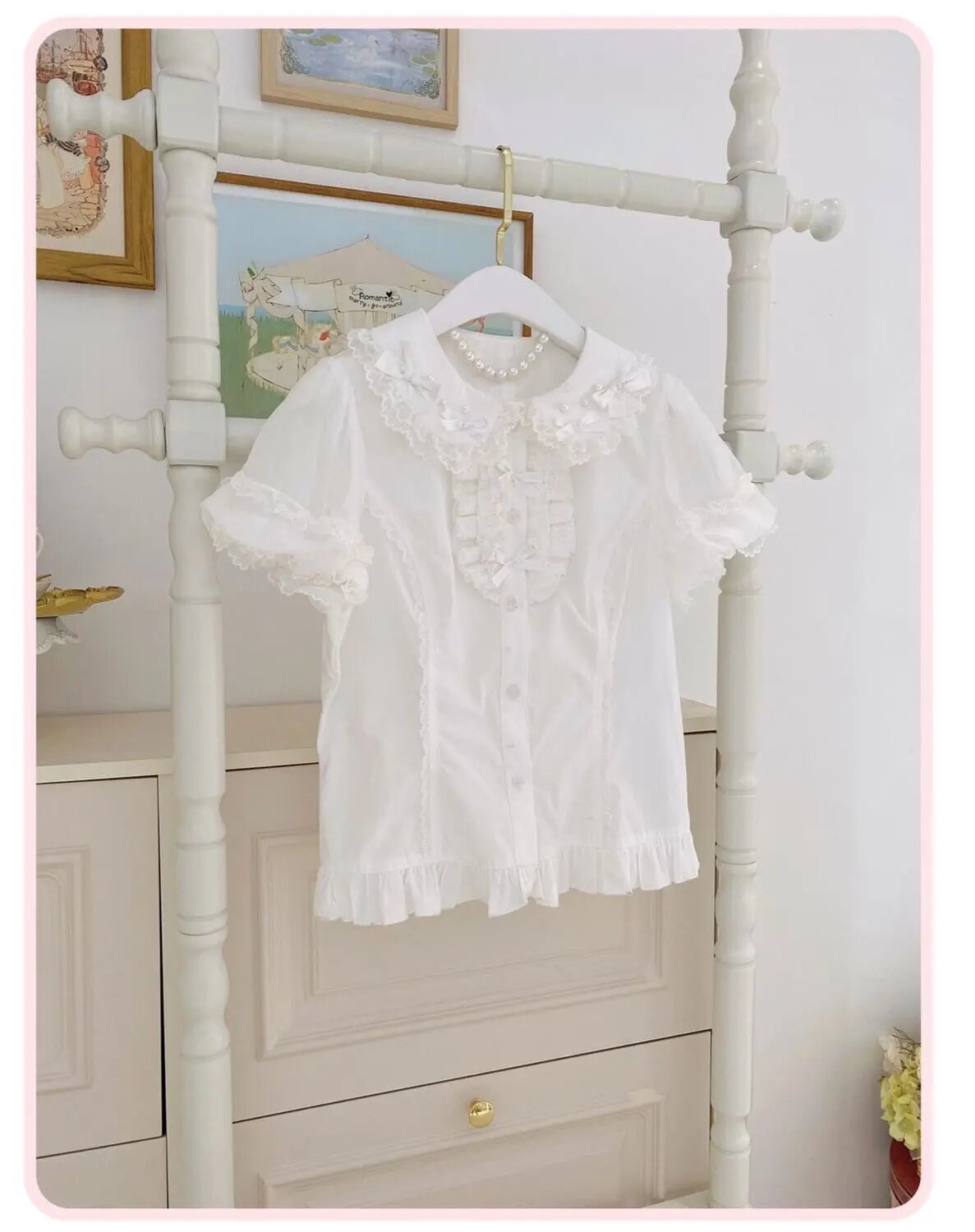 Блузка белая Opeod Lolita