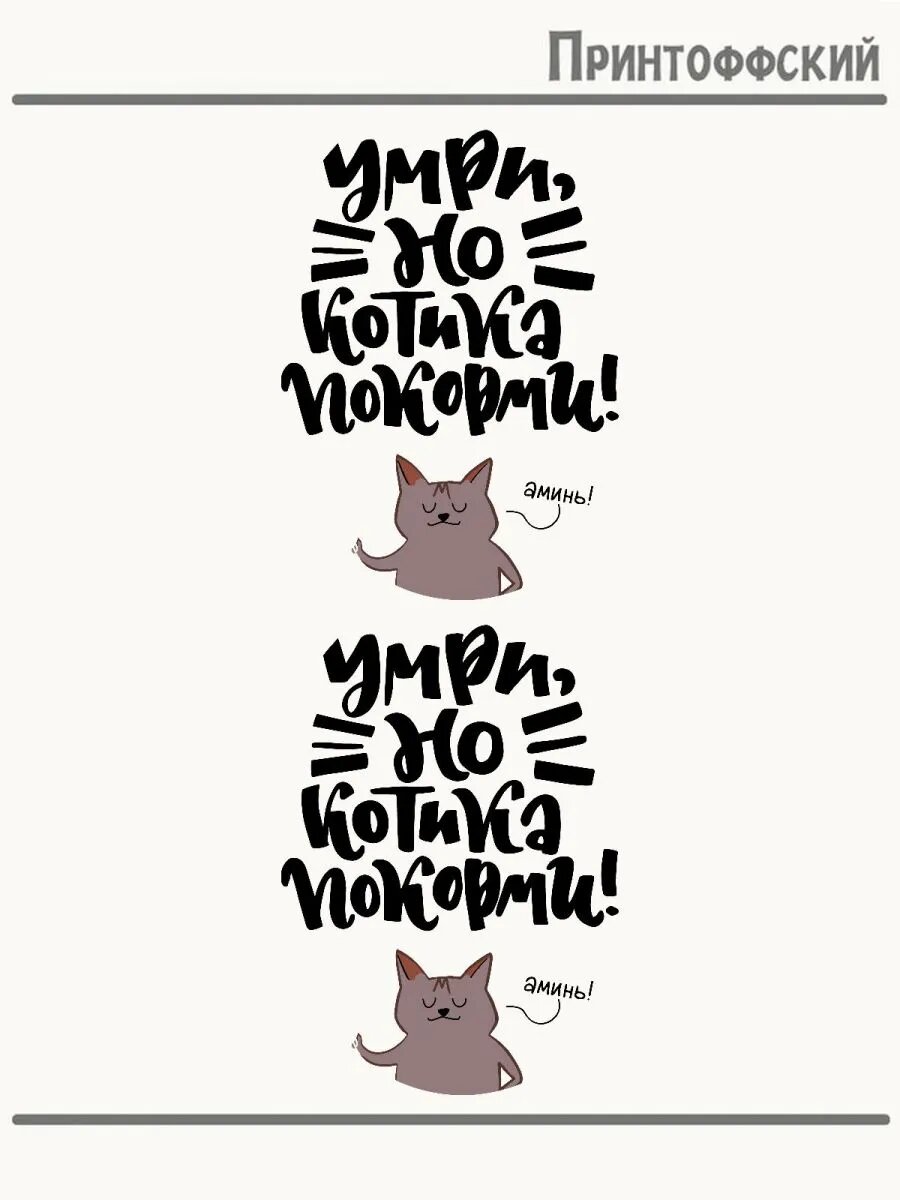 2-е (Две) Термонаклейки Котик