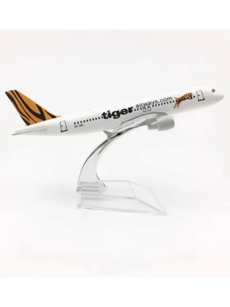 Модель самолета A320 Tiger Airways (16 см) коллекционная игрушка