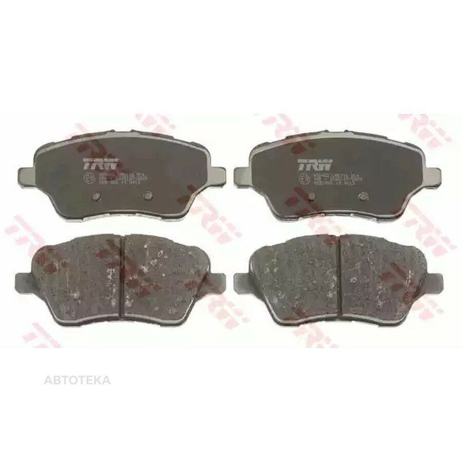 Колодки тормозные FORD FIESTA 09- перед. TRW GDB1959