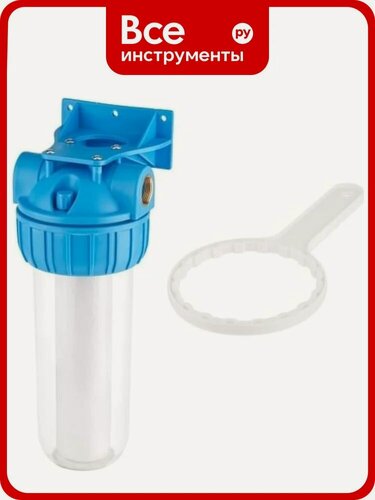 Изображение товара Колба фильтр AV Engineering 10", с прозрачным корпусом, 1/2" AVE119H12