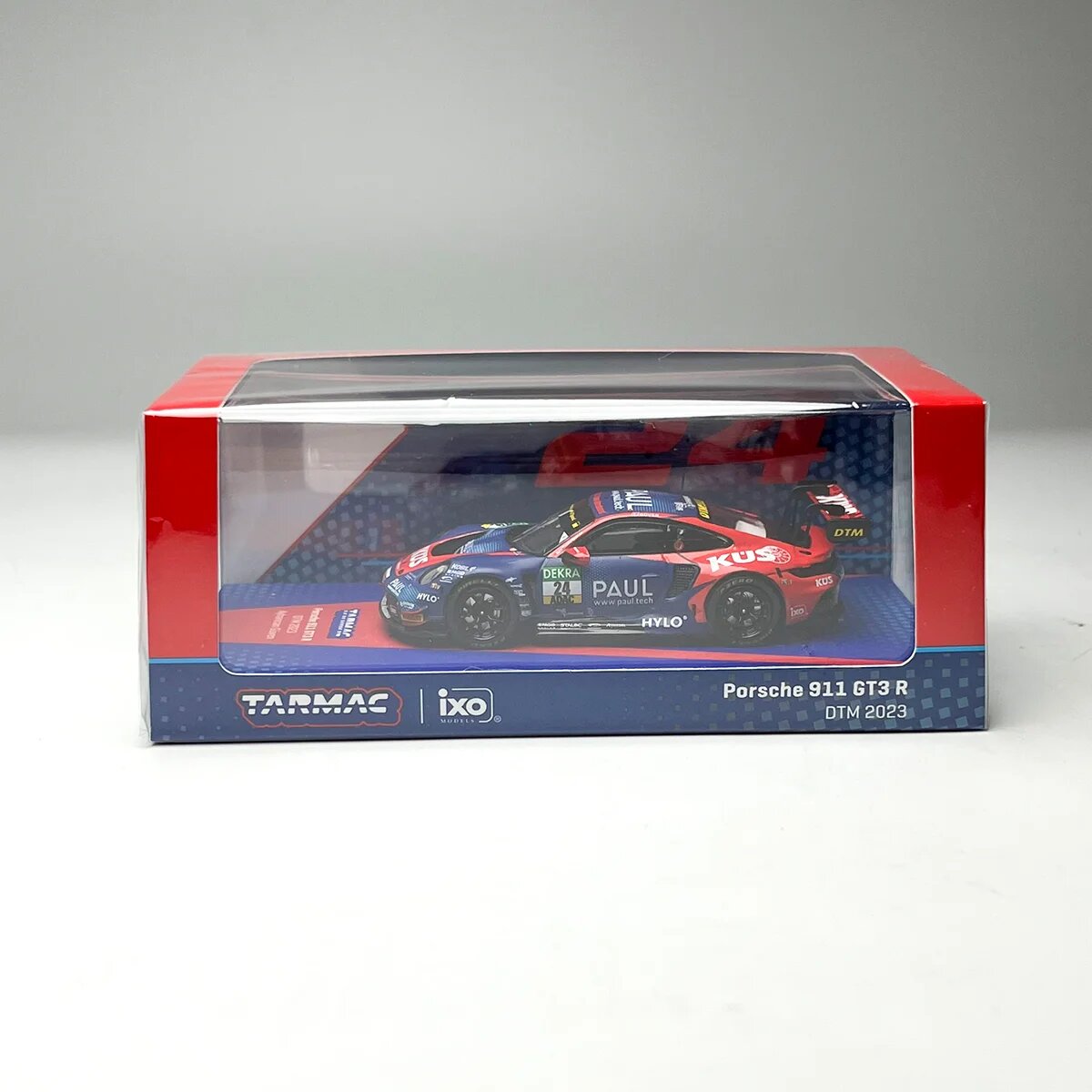 Масштабная модель 1:64 911 GT3 R DTM 2023, 24-я серия, литая под давлением, статическая, для демонстрации, декоративный предмет для взрослых, подарок на день рождения для детей