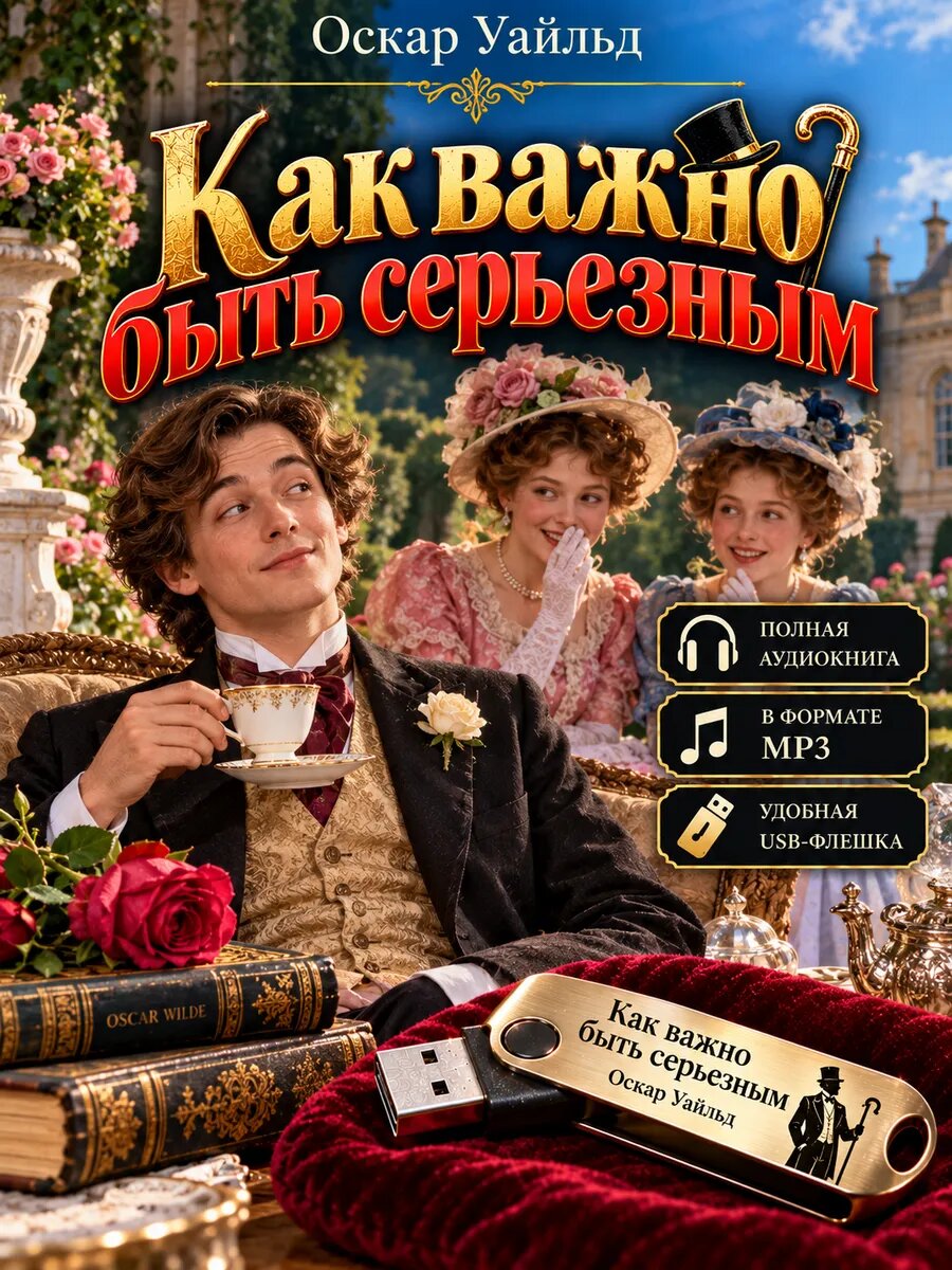 Как важно быть серьезным - Оскар Уайльд (MP3-USB)