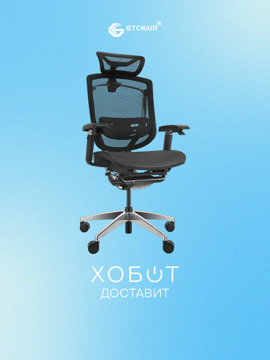 Премиум эргономичное кресло GT Chair Marrit X Pro, черный
