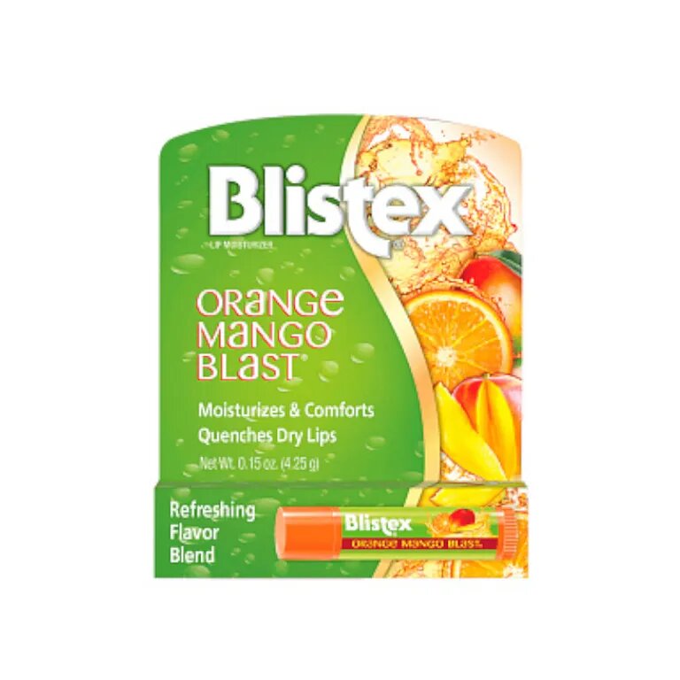 Blistex Бальзам для губ Orange Mango Blast апельсин и манго 4.25 гр 4,25 гр