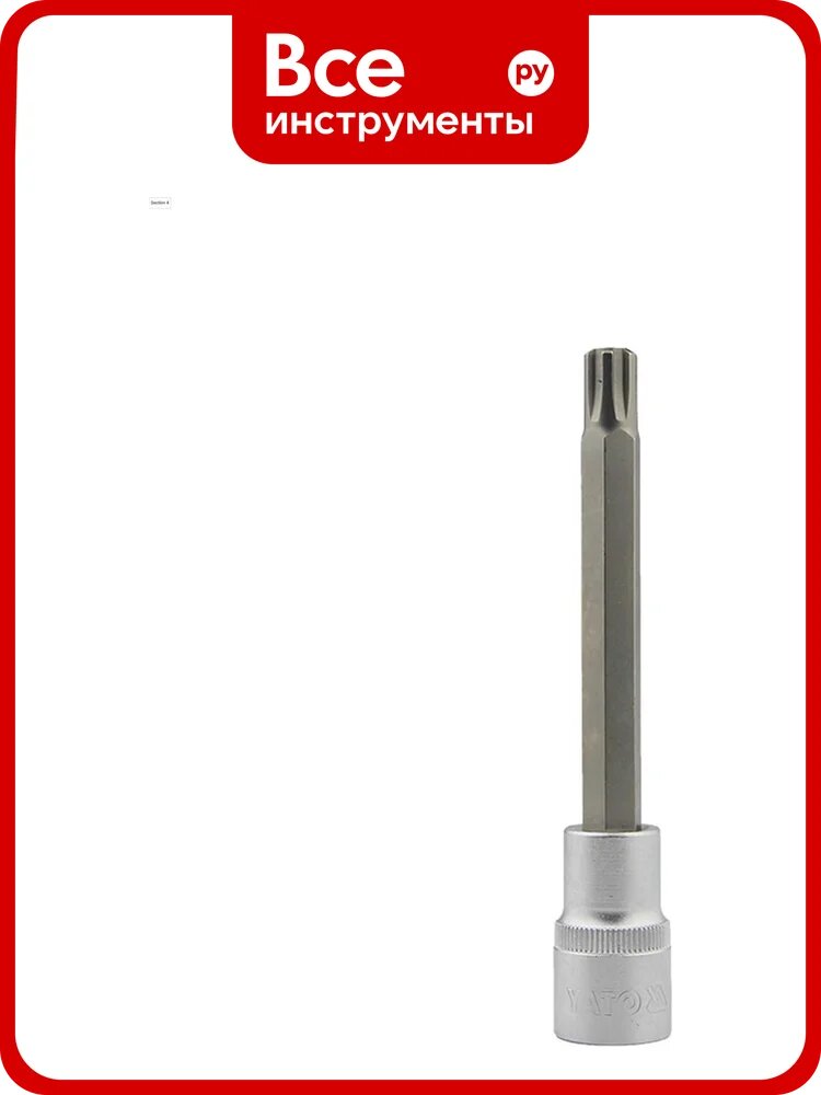 Головка YATO 1/2" 200 мм вставка TX55 YT-77171 371577171 092 1