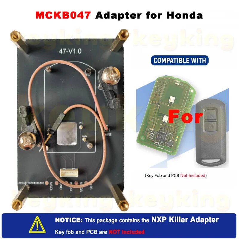 Супер-инструмент NXP Killer Tool для всех ключей-брелоков с чипом NCF29XX с MCKB047, only Adapter