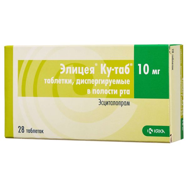 Элицея Ку-таб таблетки, диспергируемые в полости рта 10мг 28шт