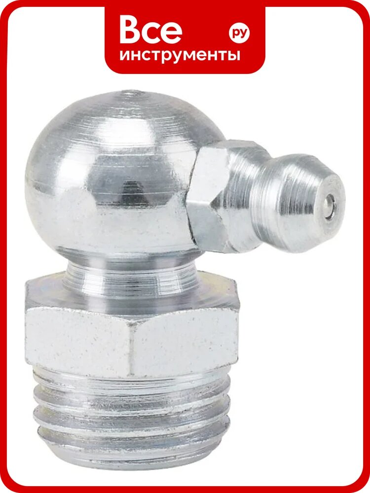 Пресс-масленка угловая MasloSmenka H3 R1/4 NPT (1/4-18) комплект 10 шт оцинкованная сталь Европейский стандарт DIN71412 010316-10