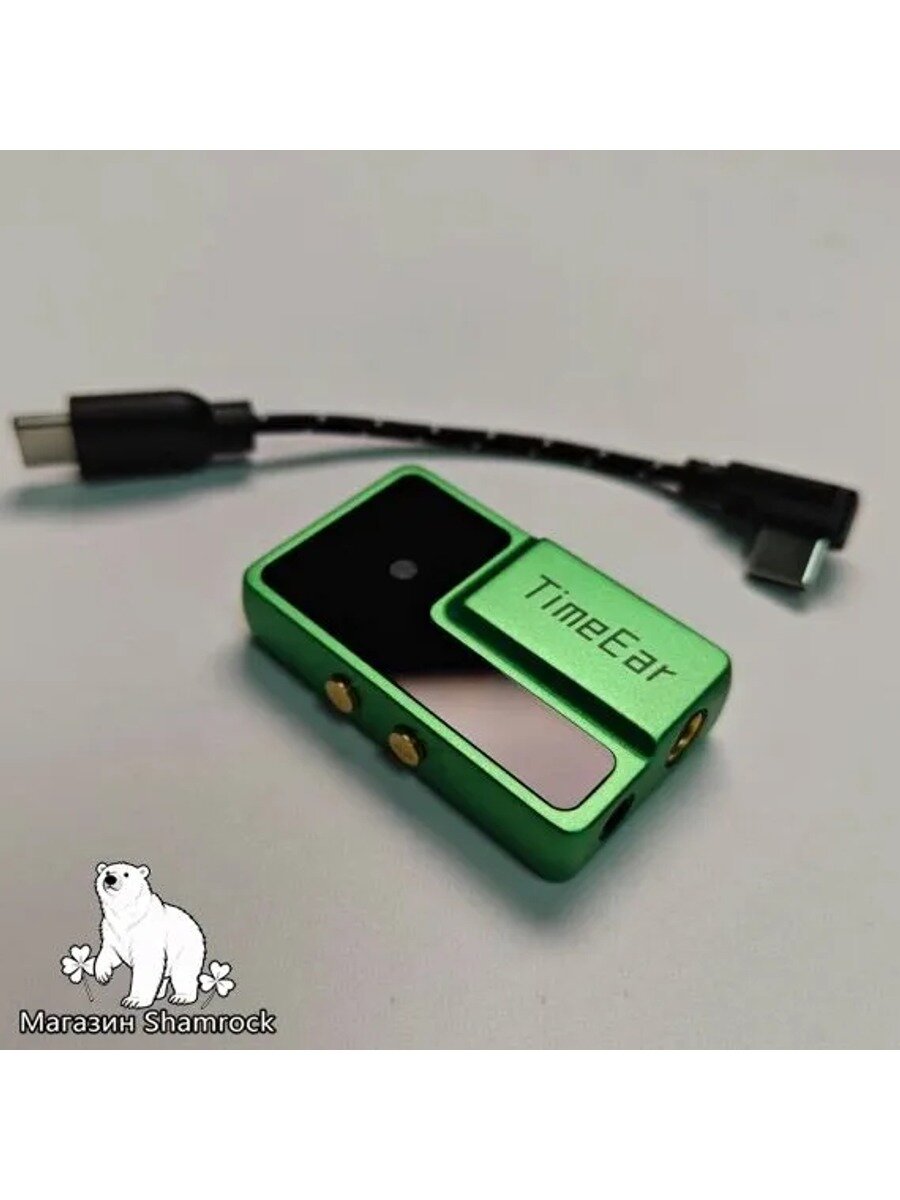 TimeEar TEU-8: ЦАП/усилитель Маленький хвостик для телефона с декодерами PCM/DSD (3.5 мм + 4.4 мм балансный)