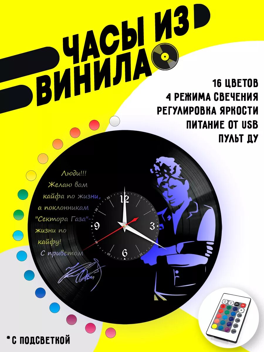 Часы из винила / Сектор Газа / Клинских