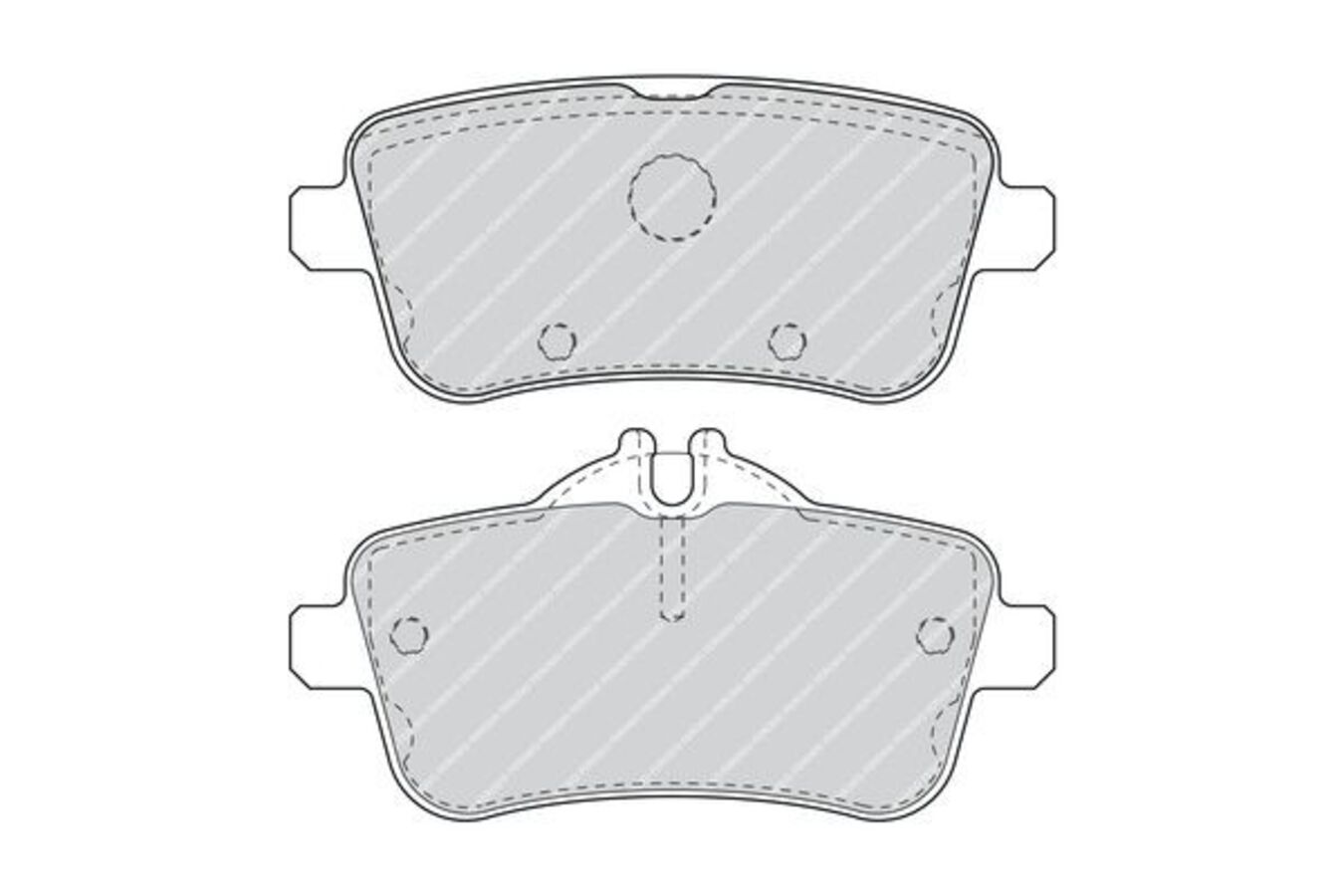 Колодки Зад. mercedes Gl X166/Ml W166 (FERODO FDB4169)