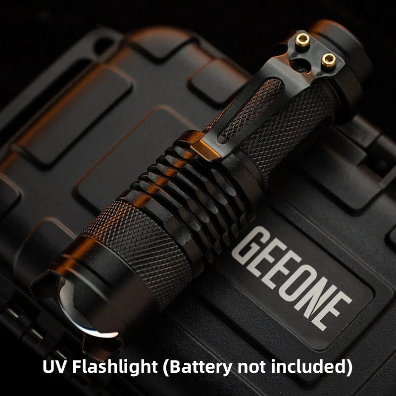 GEEONE стеклянная люминесцентная трубка Черный, UV Flashlight