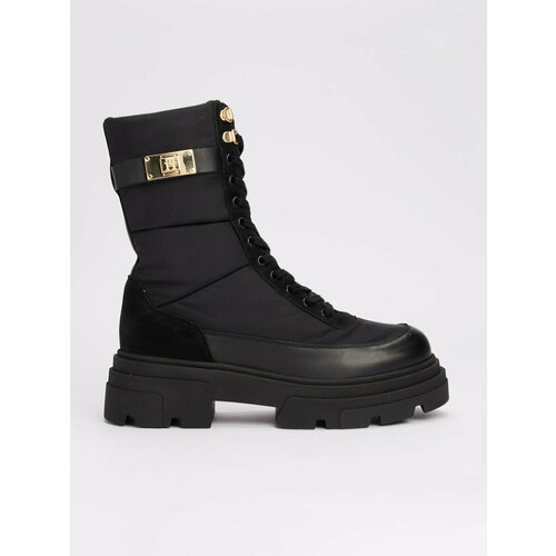 фото Ботинки берцы tommy hilfiger, размер 42 eu, черный