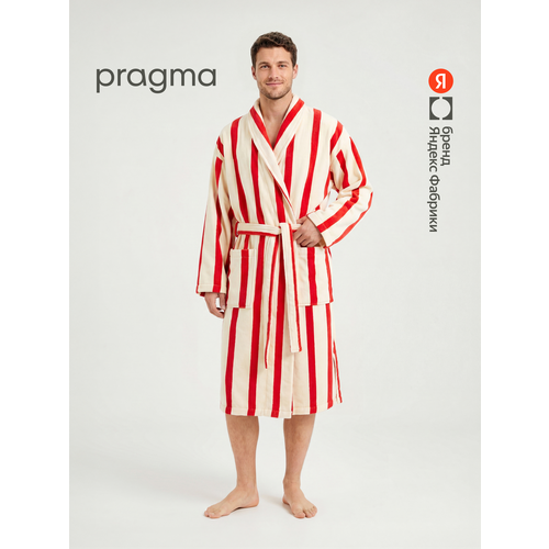 фото Халат pragma, размер s-m, красный