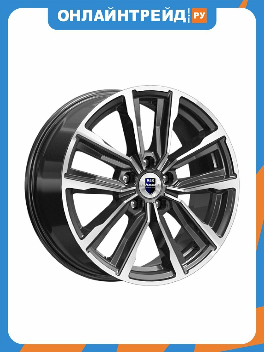 Диск K&k Лацио 7.5x17/5x114.3 D60.1 ET35 алмаз чёрный
