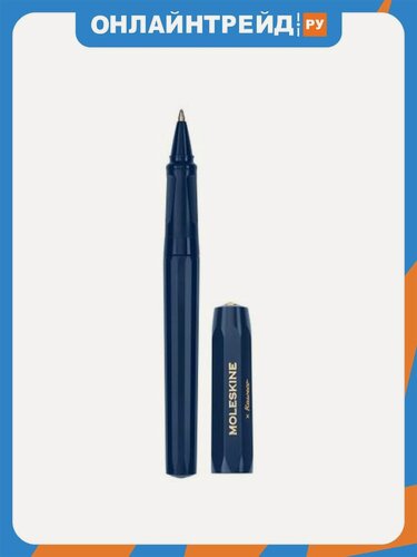 Изображение товара Ручка шариковая Moleskine Kaweco (KAWBALLPENBLUE) корп. синий d=1мм чернила син. подар. кор.