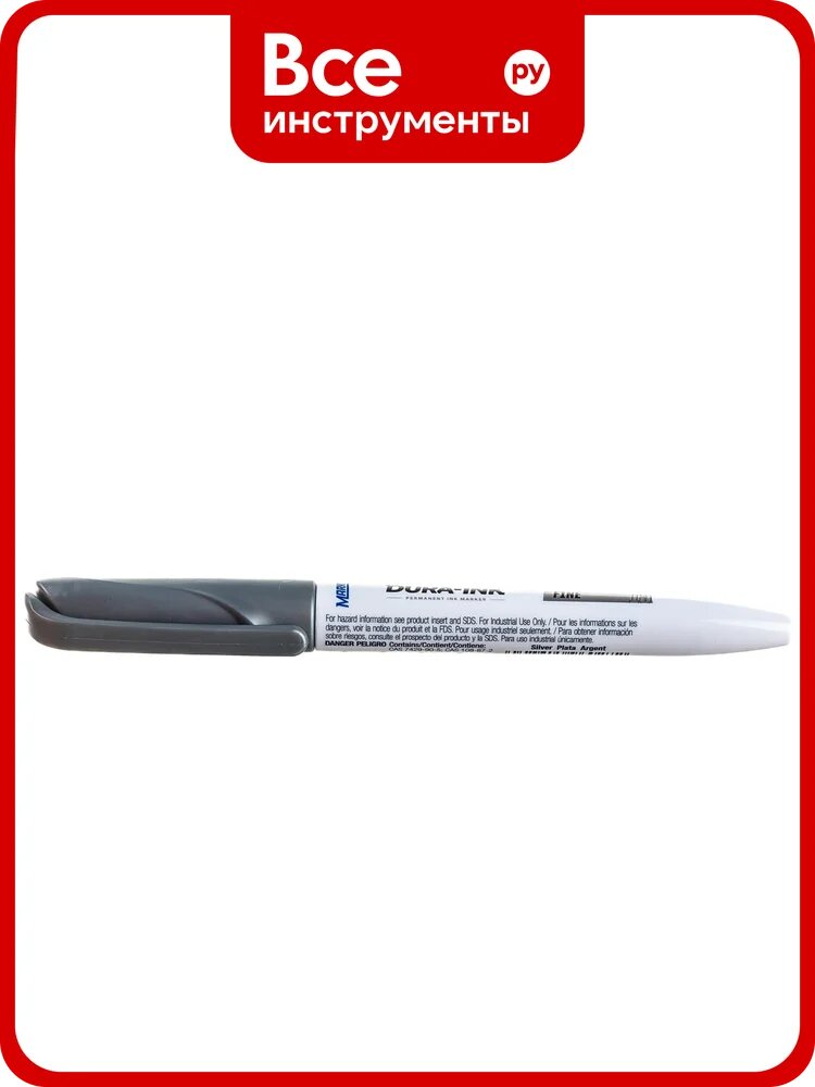 Маркер Markal DURA-INK 15 INK MARKER FINE BULLET TIP SILVER / серебристый 96027