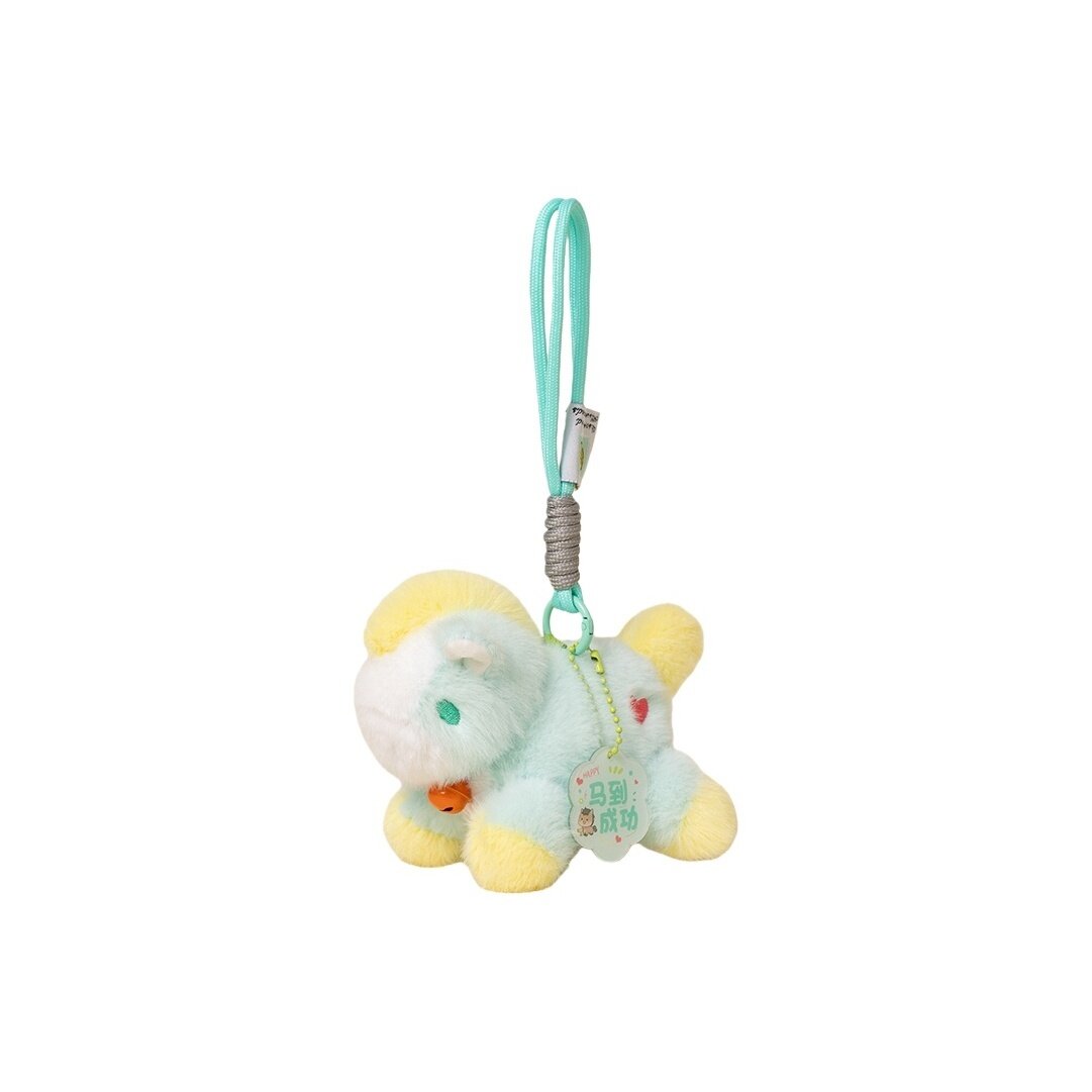 GONGZHULIANREN Красный Церемония CUTE PONY Уют и гармония Плюшевые брелки 12 см Длина корпуса 12cm