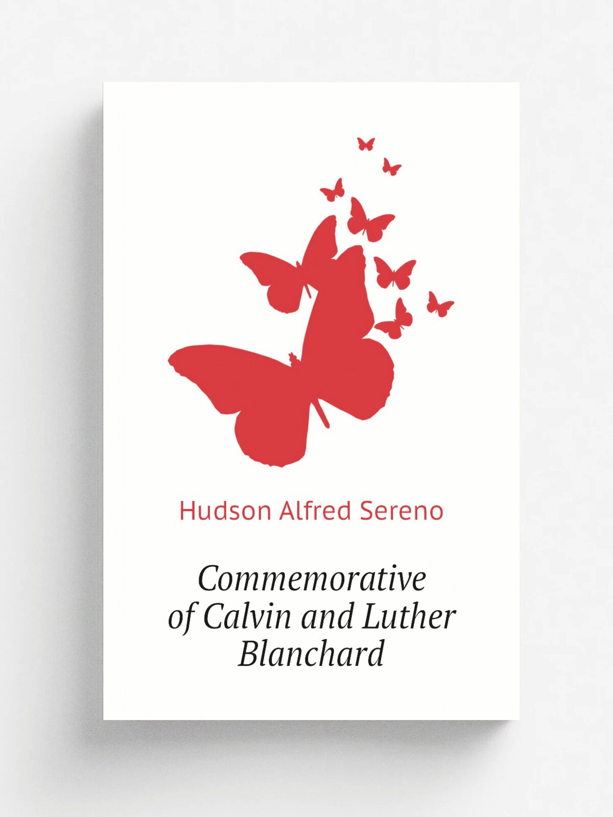 Commemorative of Calvin and Luther Blanchard | Hudson Alfred Sereno | Репринт