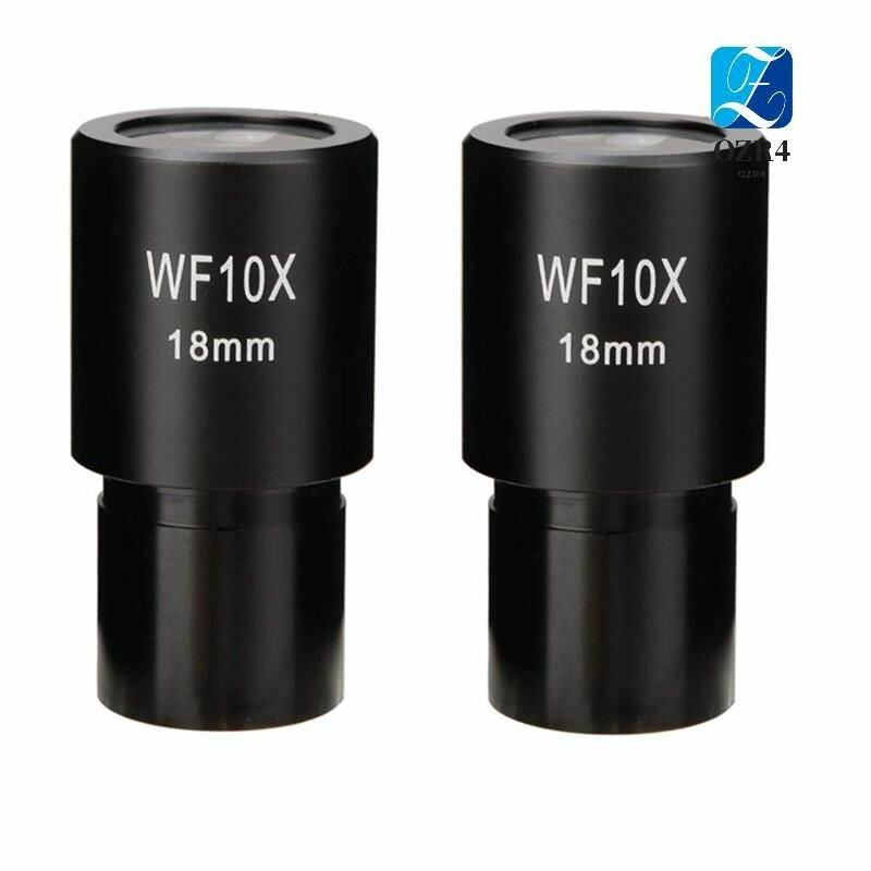 (G C K F) 2 шт. WF10X широкоугольный окуляр биологический микроскоп оптический объектив 23,2 мм монтажный размер