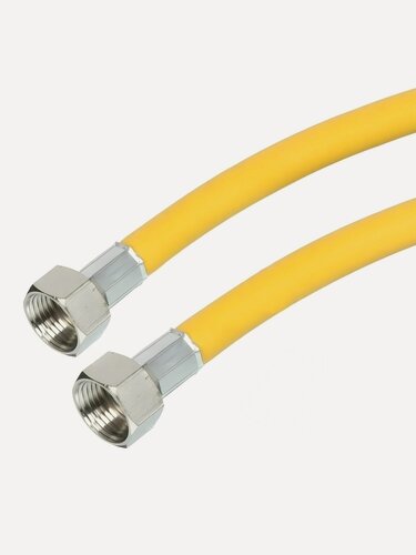 Изображение товара Подводка для газа ELKA 3/4 дюйма 2 метра, гибкий шланг ПВХ гайка-гайка для газовой плиты и оборудования